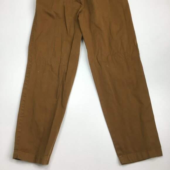 FREE PEOPLE Caramel Brown Belted High Rise Carrot Waist Tapered Leg Dress Pant - Picture 10 of 15